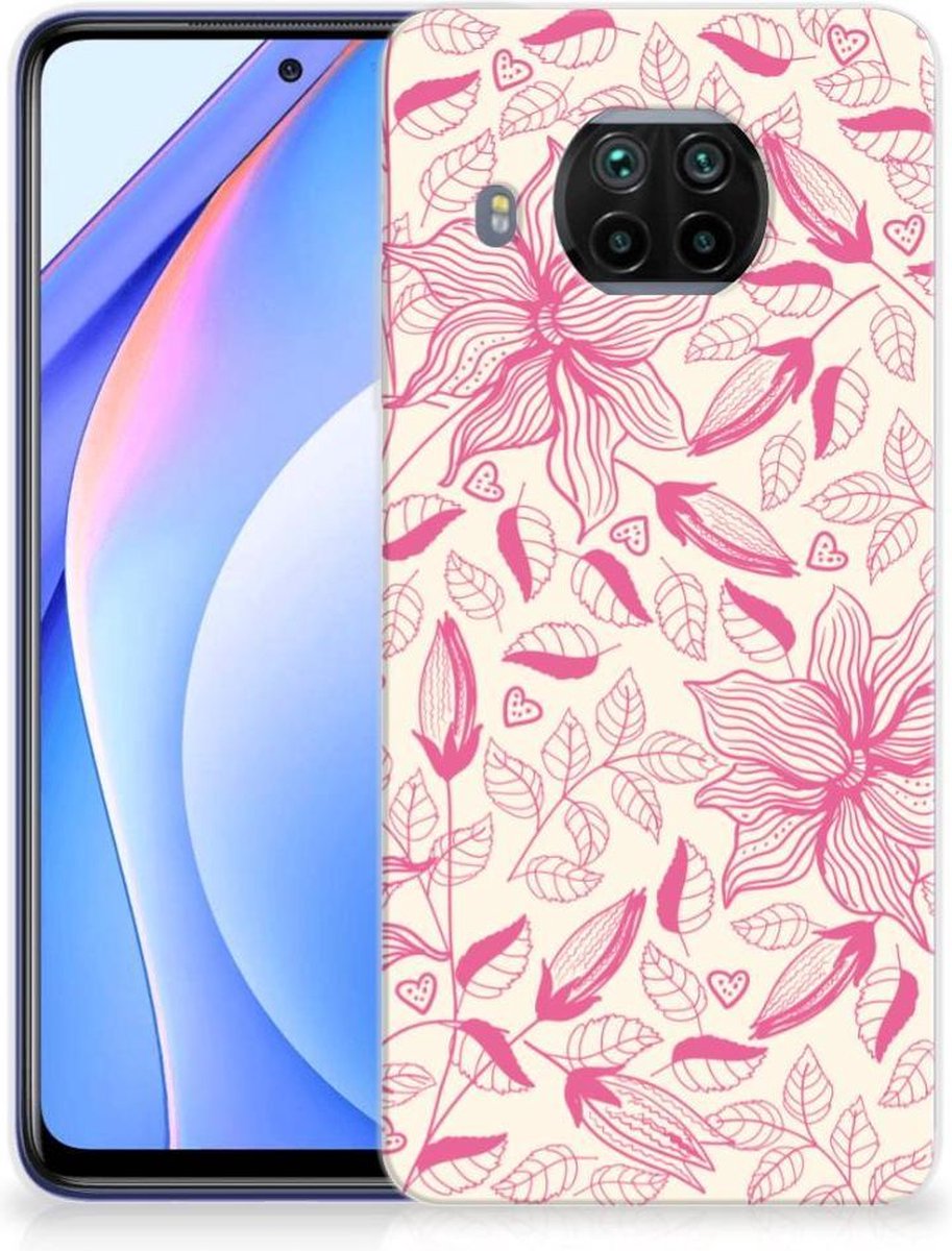 Xiaomi Mi 10T Lite TPU Case Pink Flowers