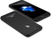 GKK voor iPhone 7 PC Drie - paragraaf Shield 360 graden Volledige dekking Beschermhoes Achterkant (zwart)