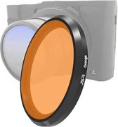 JSR gekleurde lensfilter voor Panasonic LUMIX LX10 (oranje)