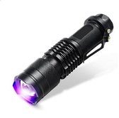 Apeiron UV Zaklamp - LED Verlichting Zak Lantaarn - Ultra Violet Zoom - Flashlight - Lamp - Blacklight