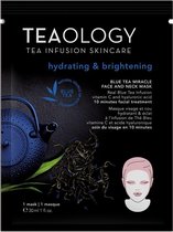 TEAOLOGY - BLUE TEA MIRACLE FACE AND NECK MASK (HYDRATING & BRIGHTENING) - 1 st