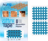 AcuTop - Gittertape / Cross tape Medium - Type C Blauw- 40 stuks