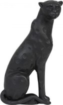 Panter - Aluminium - Zwart - 29.5cm - Beeld - Decoratie