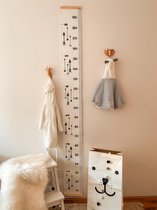 Groeimeter - Pijlen - Scandinavische stijl - Babykamer Kinderkamer Meetlint Groeistand -