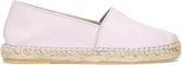 Manfield - Dames - Lila leren espadrilles - Maat 41