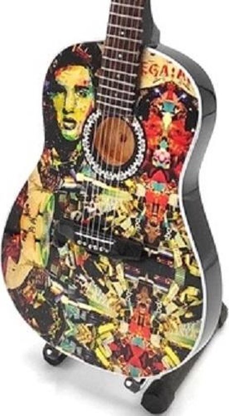 David Bowie - Miniatuur Gitaar - Muziekgeschenken - Handgemaakt ornament David Bowie - Miniatuur Gitaar - Muziekgeschenken - Handgemaakt ornament