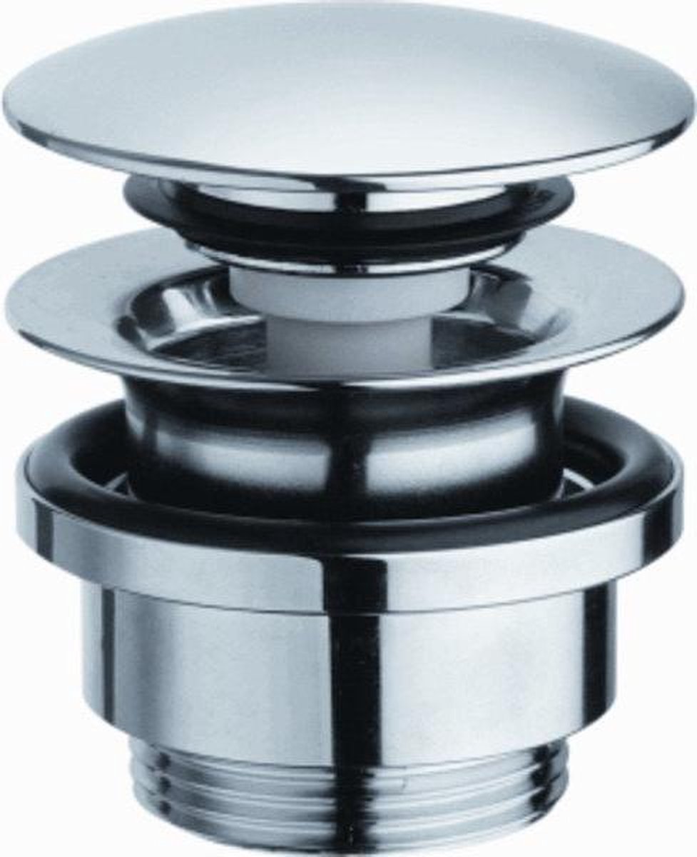 Raminex Up&Down Afvoerplug H6.5cm Messing Chroom