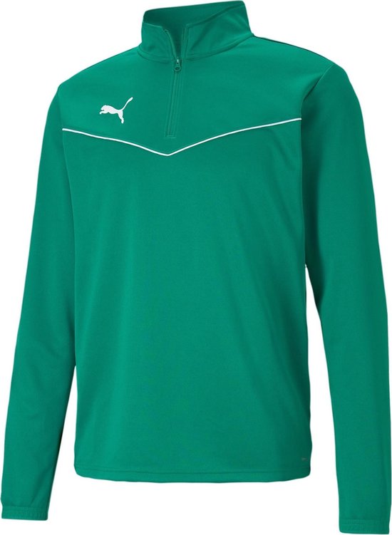 Puma Puma Teamrise 1/4 Zip Sporttrui - Maat M  - Mannen - groen