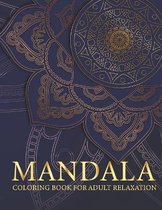 Mandala coloring book for adult relaxation