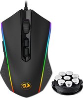 Memeanlion M710 RGB - Gaming Muis - Ergonomische grip - Verstelbare DPI en Polling Rate - Extra optimalisatie-gewichten - Geschenkset - Speelplezier speelgoed kindercadeau - Verjaardag cadeau