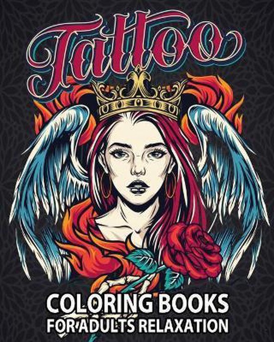 Tattoo Coloring Books Tattoo Coloring Books for Adults Relaxation