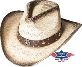 Western Straw zomerhoed Santiago L Stars&Stripes