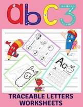 traceable letters worksheets abc3