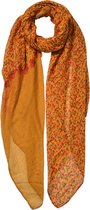Juleeze Sjaal Dames Print 85*180 cm Geel Synthetisch Shawl Dames Sjaal