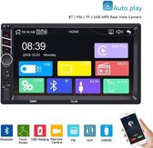 TechU™ Autoradio T95 Touchscreen – 2 Din met Afstandsbediening – 7 inch Display – Bluetooth – AUX – USB – SD – FM radio – Handsfree bellen – Ingang Achteruitrijcamera