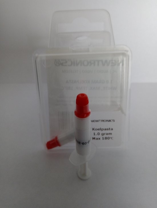 NEWTRONICS Koelpasta 1.0 gram max. 180℃ voor computer en elektronica toepassingen