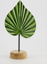 Natural Collection - ornament - leaf mango wood - 32 cm hoog - hout