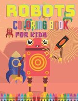 Robots Coloring Book For Kids