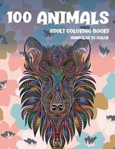 Adult Coloring Books Mandalas to Color - 100 Animals
