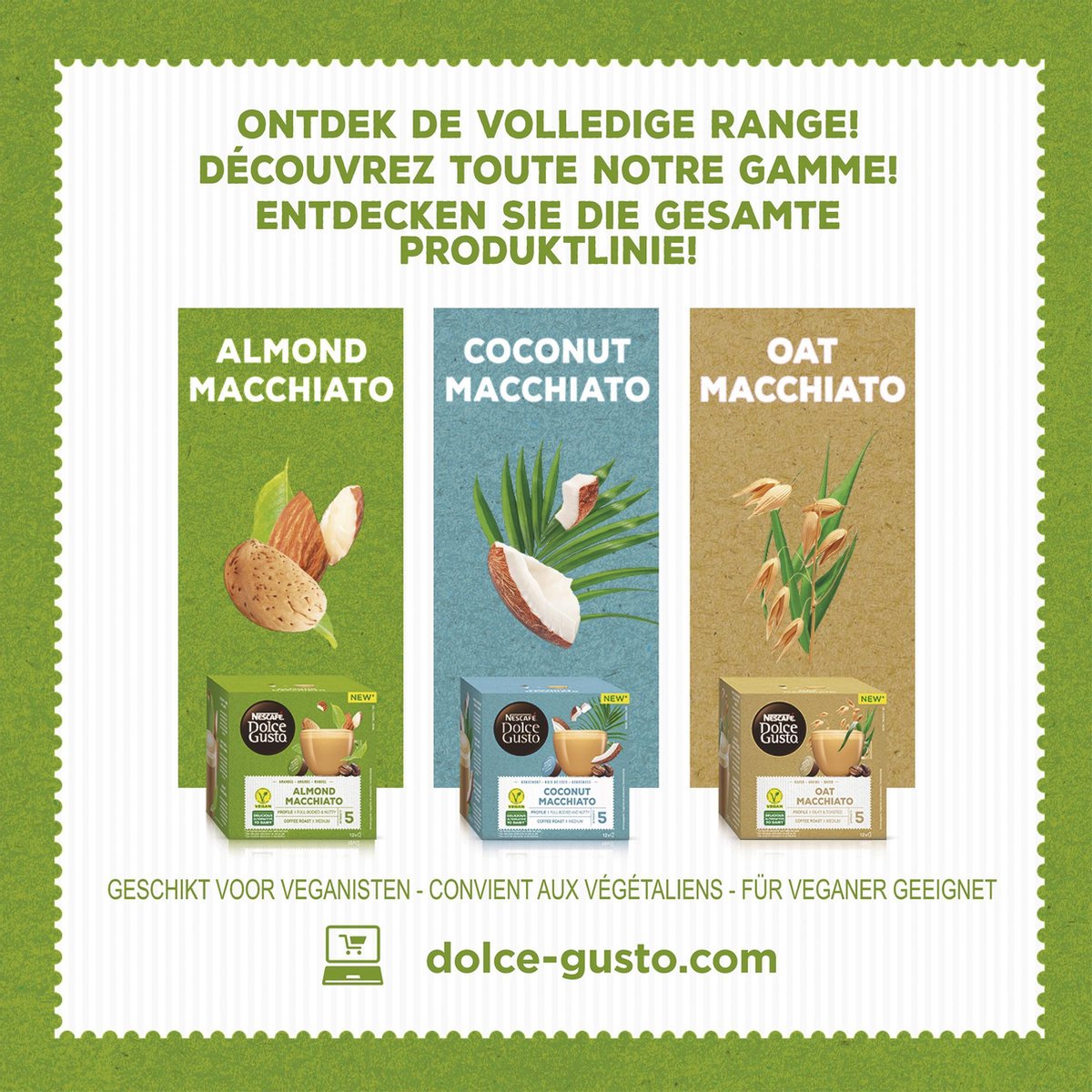 Nescafé Dolce Gusto Coconut Macchiato capsules - vegan koffie - 36  koffiecups | bol.com