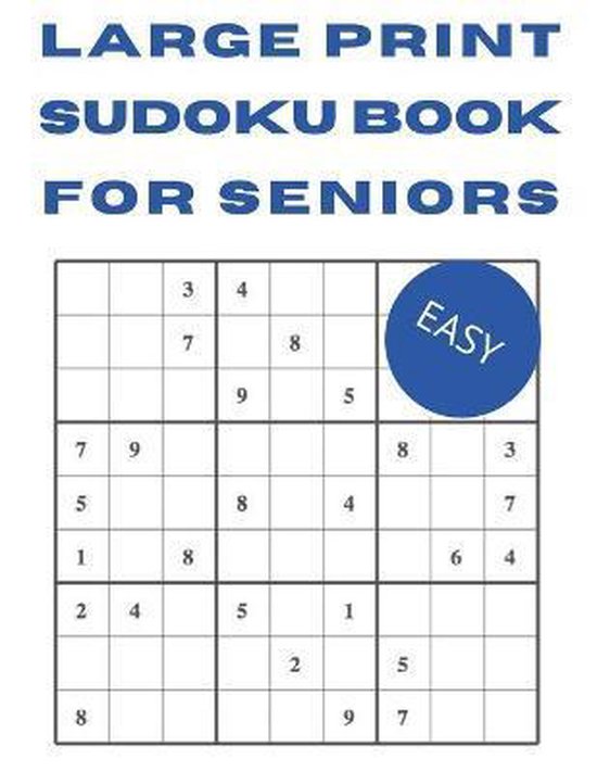 Large print sudoku books for seniors a perry 9798662919105 boeken