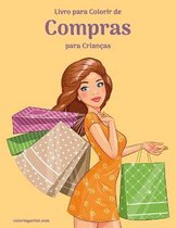 Livro para Colorir de Compras para Criancas