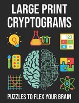 Large Print Cryptograms Puzzles To Flex Your Brain