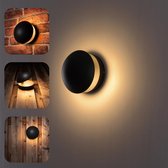 Proventa Verstelbare LED Wandlamp buiten - Buitenlamp model Eli met indirect licht - IP54