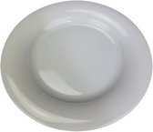 Yong Ontbijtbord - Wit - Glas - Ø 21.5 cm - Set van 4