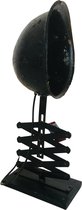wall helmet lamp extendable | 30x60 | zwart