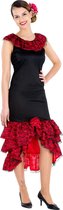 dressforfun - vrouwenkostuum hartstochtelijke Spaanse Antonia Lopez XL - verkleedkleding kostuum halloween verkleden feestkleding carnavalskleding carnaval feestkledij partykleding - 300634