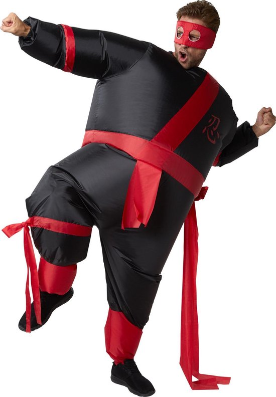 dressforfun - Opblaasbaar kostuum ninja - verkleedkleding kostuum halloween  verkleden... | bol