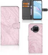 GSM Hoesje Xiaomi Mi 10T Lite Flip Case Marble Pink