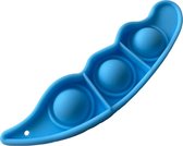 PEPPERLIN® - Blij Kind - Fidget - Popit - Mini - Boon - Sleutelhanger - Klein - Duurzaam - Blauw