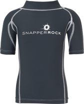 Snapper Rock Unisex UV-zwemshirt  - Donkerblauw / Wit - Maat 170-176