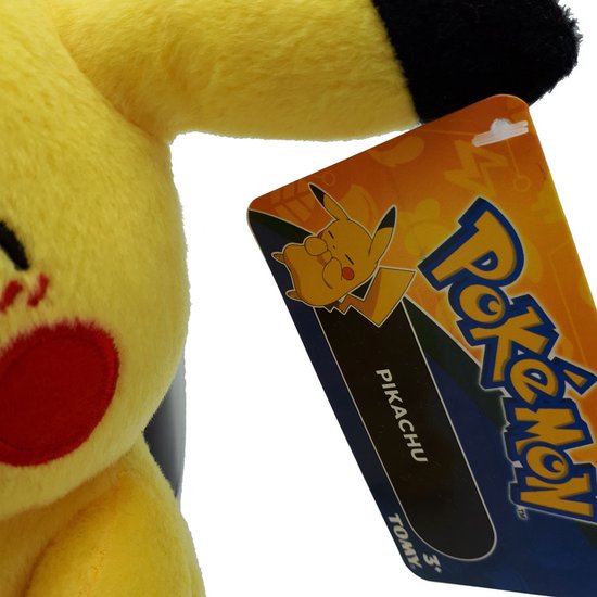 Pokemon - Pikachu - Knipoog - Pluche Knuffel (Tomy) - 20 cm van Pokémon — afbeelding 5