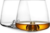 Designer Cognac Glazen - Whisky - Kristallen Drank Glazen - Cognacglazen - Tumbler - Swirl - 300ml - 2 stuks