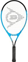 Dunlop NITRO Junior 23" Tennisracket -kinderen - zwart/wit/blauw - Bladgrootte: 613 - Gripmaat: L0