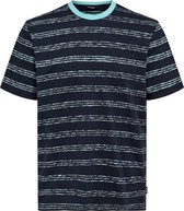 Only & Sons Pivot Summer T-shirt - Mannen - donker blauw/blauw