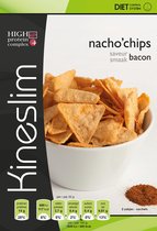 Kineslim Nacho chips bacon – Afvallen – Proteïnerijk tussendoortje – 2 zakjes