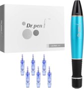 Micro Needling Pen A1 van Dr. Pen - Huidverzorging - Rimpels - Littekens - Huid Stimulans - Draadloze Derma Pen - Micro Needle Therapy - Inclusief 6 Cartridges - Geschikt Voor Professionals E