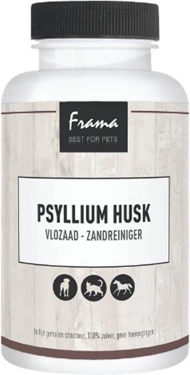 Frama Psyllium Husk - Dierenvoedingssupplement - 75g - frama