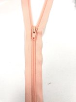 Deelbaar spiraal rits 45 cm Licht roze .