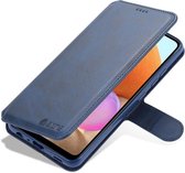 AZNS Samsung Galaxy A32 4G Hoesje Wallet Book Case Kunstleer Blauw