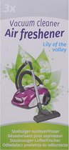 Stofzuigerzakje groen - Stofzuiger verfrisser - Geur Lily of the valley - inhoud 3 stuks - Geurzakjes - Verfrisser - Luchtje stofzuigerzak.
