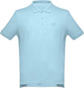 Romobrands_Heren polo_Model Mathijs_Light Blue