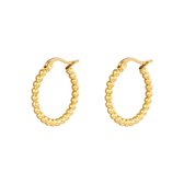 Oorbellen Hoops Spheres Goud - Gouden oorbellen - Oorringen