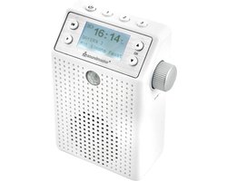 Soundmaster DAB60WE - DAB+/FM-socketradio met bewegingsdetector en ingebouwde oplaadbare accu