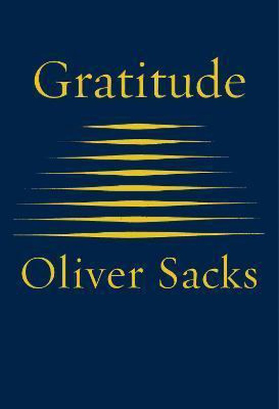Boek cover Gratitude van Oliver Sacks (Hardcover)