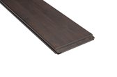 Set van 10 bamboe terrasplanken, kleur dark chocolate, 1 zijde glad en 1 zijde standaard gegroefd, met zijgroef, maat 14x186cm